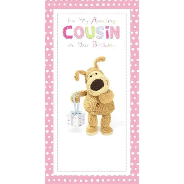 Photo of Birthday Cousin Cute Greetings Card