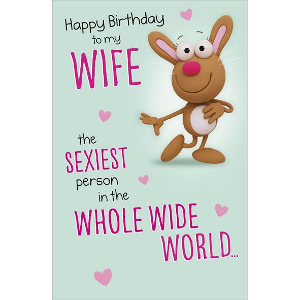 Photo of Birthday Wife Hum Greetings Card
