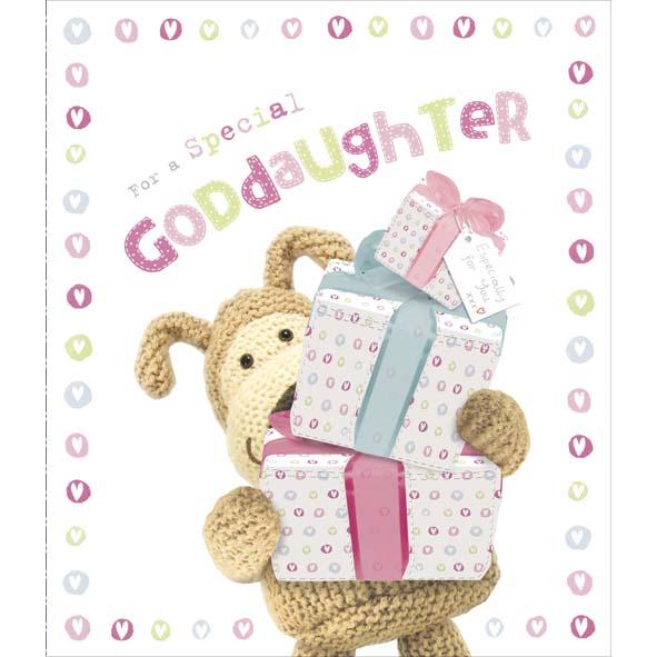 Photo of Birthday Goddaughter Cute Greetings Card