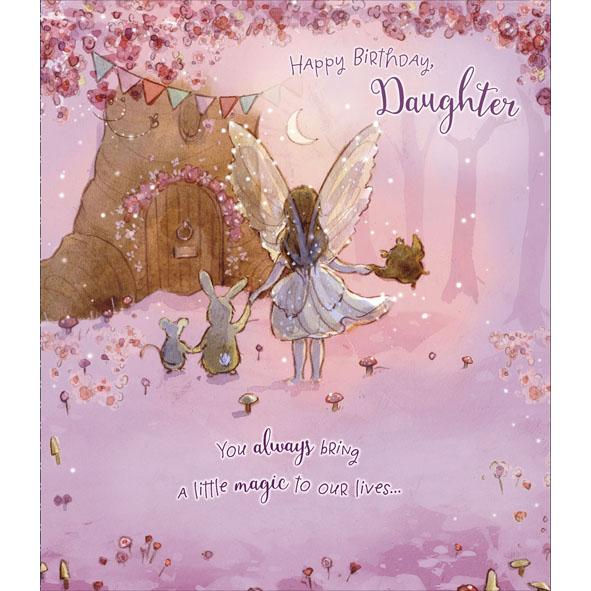 Photo of Birthday Daughter Cute Greetings Card