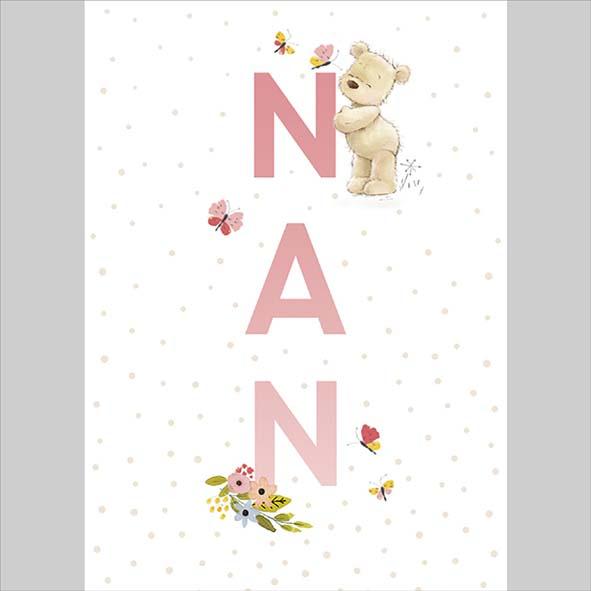 Photo of Birthday Nan Cute Greetings Card