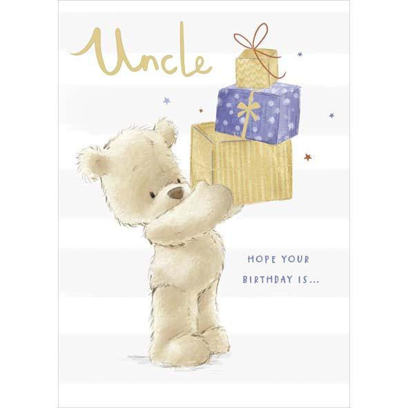 Photo of Birthday Uncle Cute Greetings Card