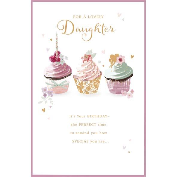 Photo of Birthday Daughter Conv Greetings Card