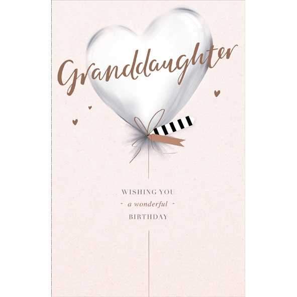 Photo of Birthday Granddaughter Conv Greetings Card