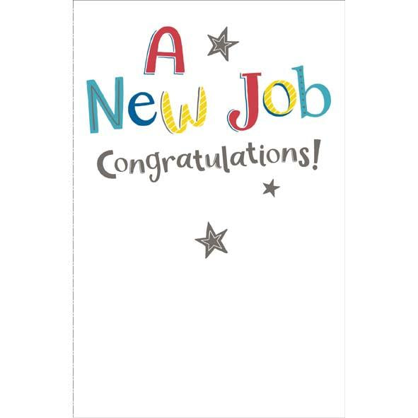 Photo of Congrats New Job Conv Greetings Card