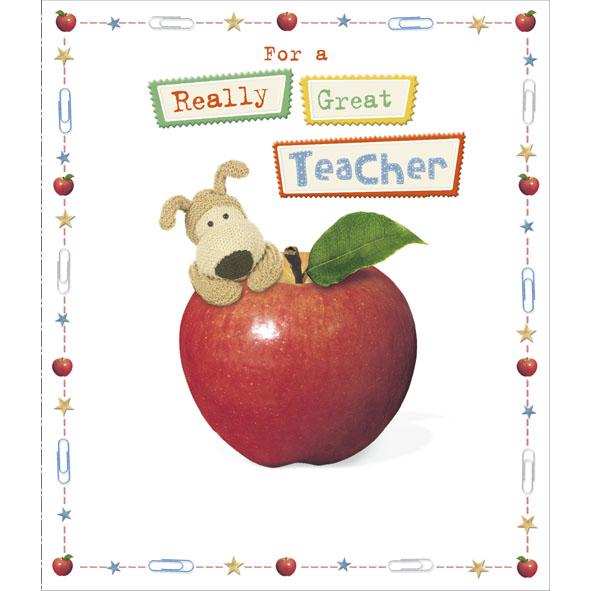 Photo of Teacher Appreciation Cute Greetings Card