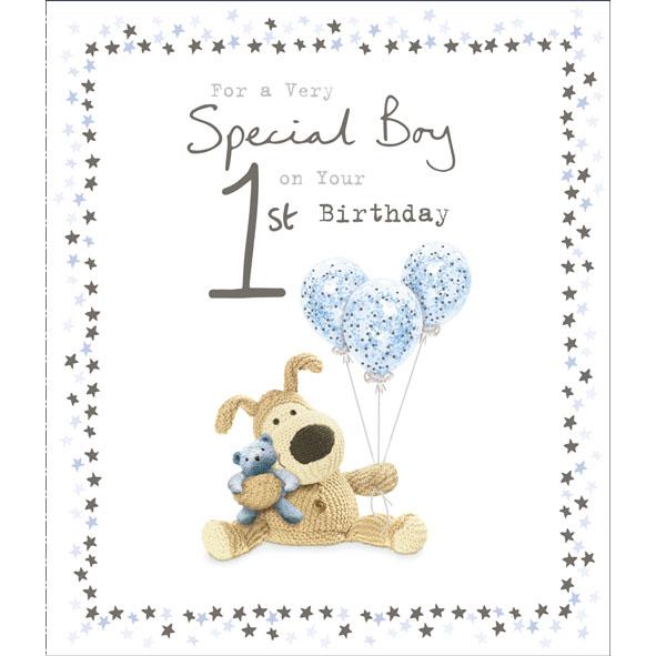 Photo of Birthday 1 Year Boy Juv Greetings Card