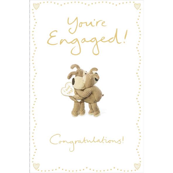 Photo of Engagement Cute Greetings Card