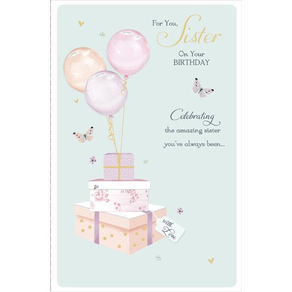 Photo of Birthday Sister Conv Greetings Card