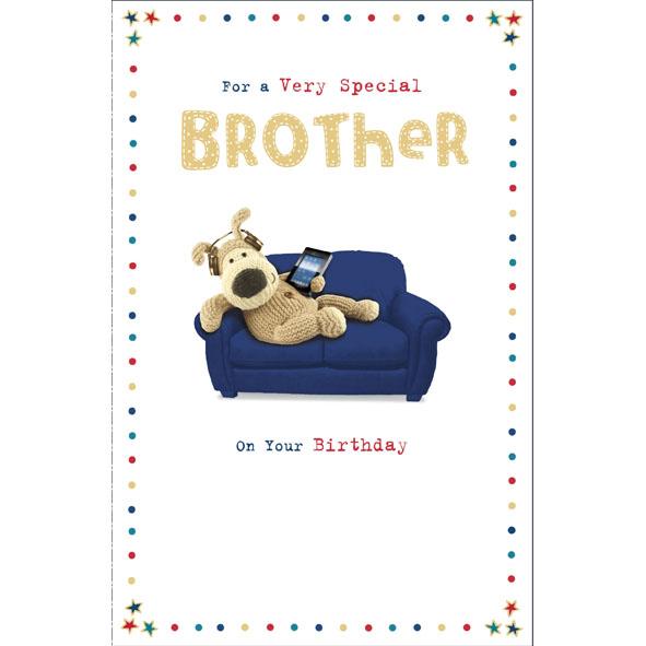 Photo of Birthday Brother Conv Greetings Card