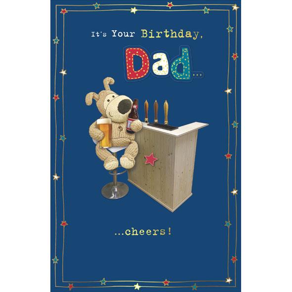 Photo of Birthday Dad Cute Greetings Card