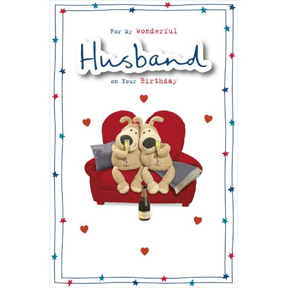 Photo of Birthday Husband Cute Greetings Card