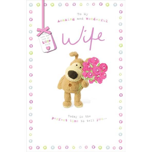 Photo of Birthday Wife Cute Greetings Card