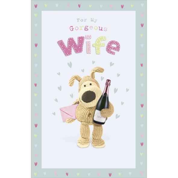 Photo of Birthday Wife Cute Greetings Card