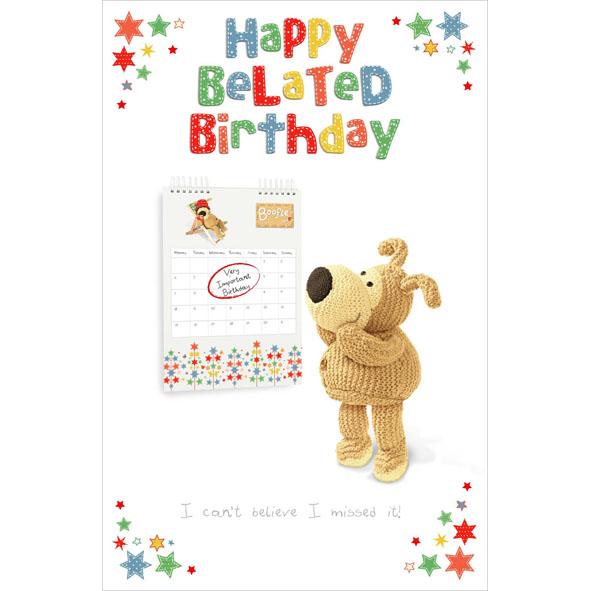 Photo of Birthday Belated Cute Greetings Card
