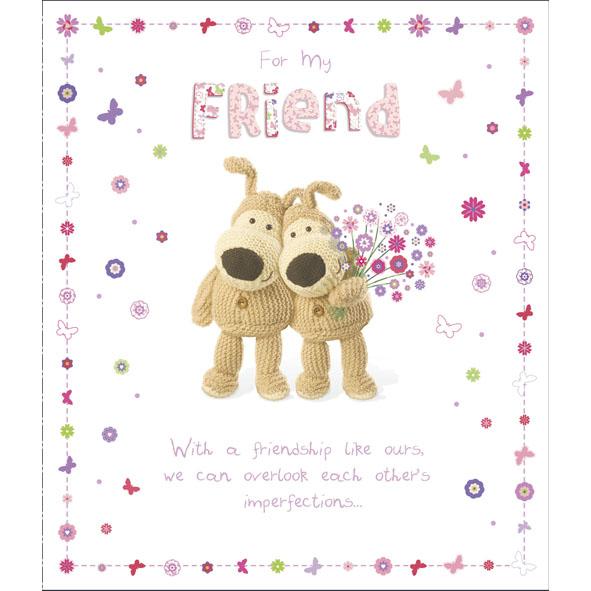 Photo of Birthday Friend Cute Greetings Card