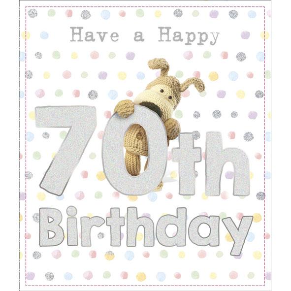 Photo of Birthday 70th Cute Greetings Card