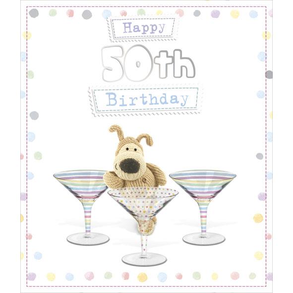 Photo of Birthday 50th Cute Greetings Card