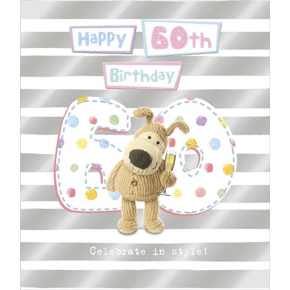 Photo of Birthday 60th Cute Greetings Card